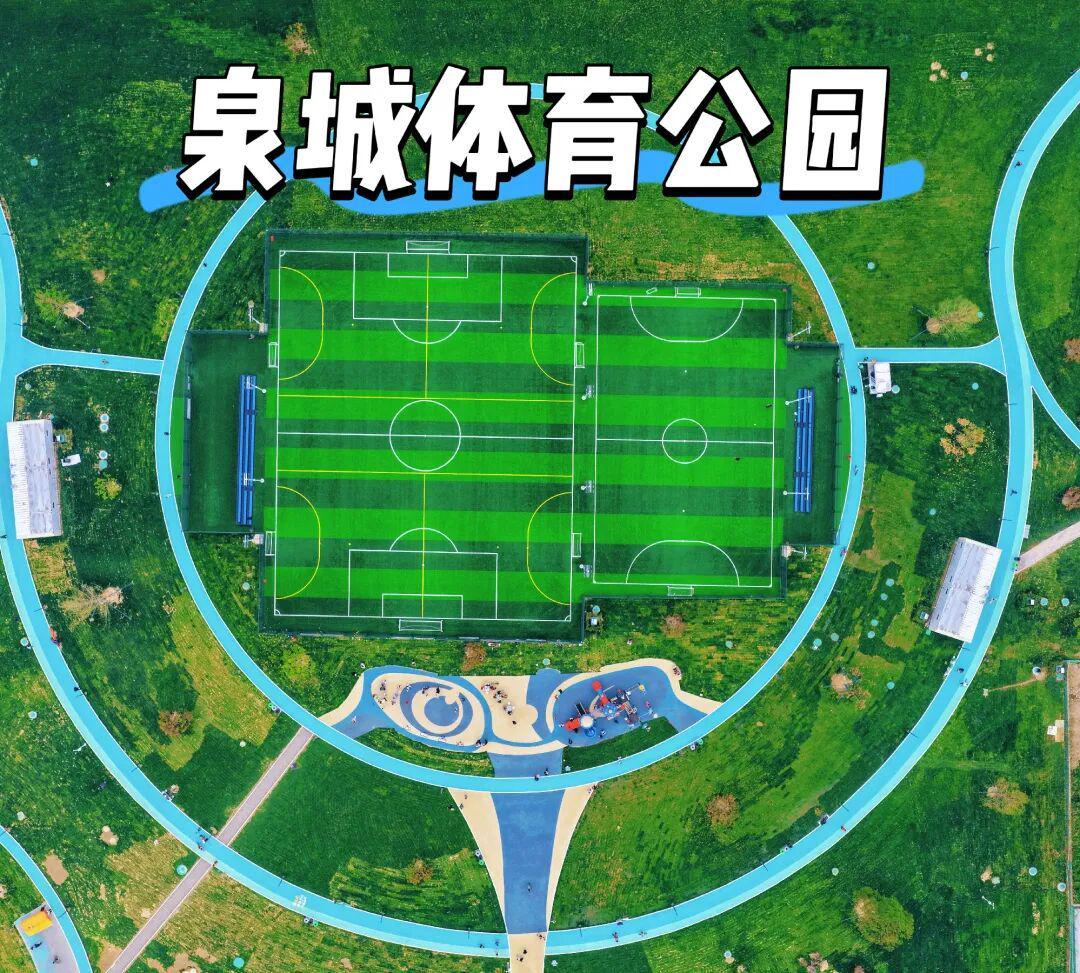 开云体育官网-就在今天,泉城体育公园!“苏超”队员开球,一群“小将”提前踢了……